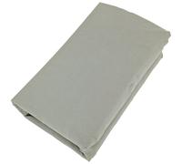 Drap housse PALACE pur coton lavé 140x190 cm bonnet 35 cm uni vert laurier