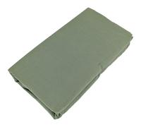 Drap housse PALACE pur coton lavé 140x190 cm bonnet 35 cm uni vert mousse