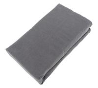 Drap housse PALACE pur coton lavé 160x200 cm bonnet 35 cm uni gris brume