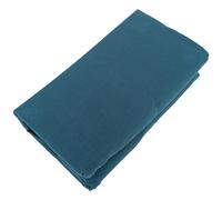 Drap housse PALACE pur coton lavé 180x200 cm bonnet 35 cm uni bleu marine