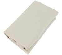 Drap housse PALACE pur coton lavé 200x200 cm bonnet 35 cm uni gris lin