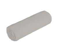 Drap housse percale de coton 80 fils/cm² - 160 x 200 cm - Bonnet 30 cm - Taupe - AGAMI de PALACIO