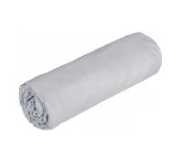 Drap housse percale de coton 80 fils/cm² - 200 x 200 cm - Bonnet 30 cm - Gris - AGAMI de PALACIO