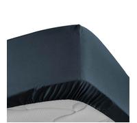 Douceur d'Intérieur – Drap housse Percaline 90 x 190 cm Percale 100% coton Bleu nuit