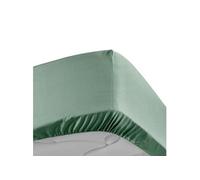 Drap Housse "Percaline" 90x190cm Tilleul