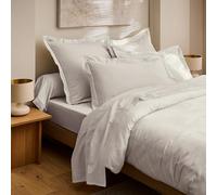 Drap Housse Prestige 100% Satin de Coton Peigné 120 Fils/cm² Coton Pur (Sable, Drap Housse 140 x 190 cm + 30 cm)