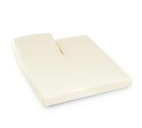 Drap housse relaxation uni 2x80x190 cm coton ALTO Crème TR Tête relevable uniquement