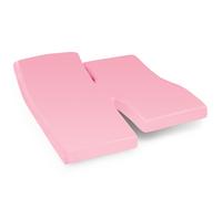 Drap housse relaxation uni 2x90x190 cm coton ALTO Macaron TPR Tête et pied relevable