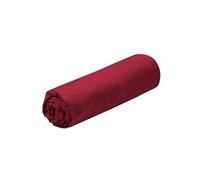 Drap housse rouge 160x200 cm coton -