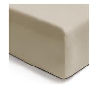 Drap housse simple GRACE 90 x 200 cm, amande crème, tencel, Clarysse