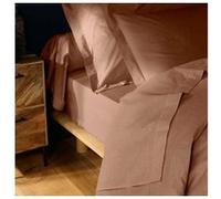 douceur d'intérieur, Drap Housse (90 x 190 cm) Lina Blush, 100% Coton