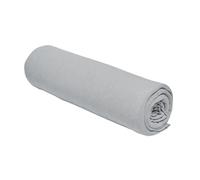 Drap Housse 140X190cm 2 Personnes Jersey Uni Essential Acier, Gris
