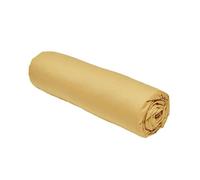 Drap housse TODAY Essential - 140 x 200+30 cm - 2 personnes - 100% Coton uni - Ocre
