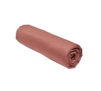 Drap housse TODAY Essential - 140 x 200+30 cm - 2 personnes - 100% Coton uni - Terracotta