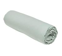Drap housse TODAY Essential - 160 x 200+23 cm - 2 personnes - 100% Coton uni - Celadon