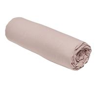 Today Essential - Drap Housse 90X190 cm 1 Personne 100% Coton Uni, Rose des Sables
