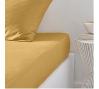 Drap housse - TODAY - ESSENTIAL - Jaune - 180x200 cm - Bonnet 30 cm