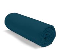 Drap Housse uni 100% Coton 57 Fils/cm² - Fabrication française - Grand Bonnet 30 cm - Doux et Durable - Couleur Grand Teint