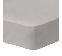 Drap housse uni 100% Coton - MATT & ROSE - COTON LAVÉ - Coloris Lin - 140x190/200 cm - Bonnet 30 cm