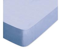 Drap housse uni 120x190 cm bonnet 30 cm coton ALTO Belle ile