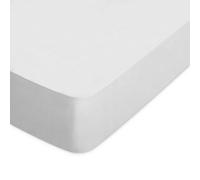 Drap housse uni 120x190 cm bonnet 30 cm coton ALTO Calcium