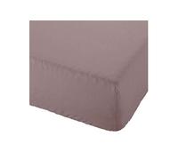Drap housse uni 140 x 190 cm - Taupe