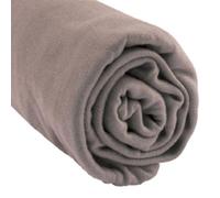 Drap housse - Uni - 140x190/140x200 - 60% viscose de bambou - Couleur taupe - Douceur exceptionnelle