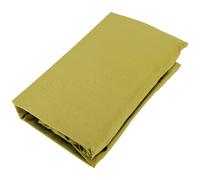 Drap housse uni 180x200 cm bonnet 35 cm percale de coton MANOIR vert Jasmin