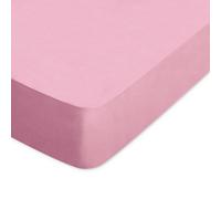 Drap housse uni 80x190 cm bonnet 30 cm coton ALTO Macaron