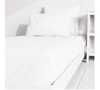 Drap housse uni 80x190 cm ZZZ blanc