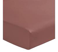Drap Housse uni en Percale de Coton, Royal Line, 140 x 190 cm, Made in France