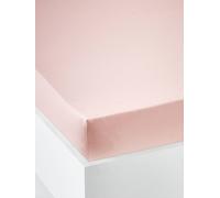 Drap-housse uni enfant rose clair 140X200