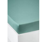 Drap-housse uni enfant vert bleuté 90X190