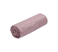 Drap housse uni vieux rose 160 x 200 cm collection Eden