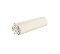 Drap housse VITALIA 100% coton 160x200 bonnet 35cm ivoire