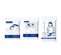 Drap jetable ensemble de quatre pièces - Aueq - tissu non tissé linge de lit jetable emballé individuellement pour les hôtels et l