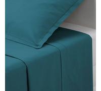 Atmosphera Drap plat bleu canard - 180 x 290 cm