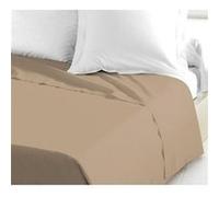 Lovely Home – Drap plat – 100% coton – 240 x 300 cm – Beige