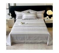 Drap Plat 100% Coton à Motifs Floraux 180x230cm 200/250/270x245cm Drap de Dessus imprimé sans élastique for Toutes Saisons(Flower G,200x245cm)