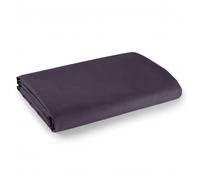 Drap plat - 100% Coton - Prune - 180 x 290 cm - 57 fils/cm² - Lit 1 place