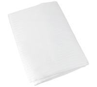 Drap plat 180x290 cm en 100% satin de coton GRAND HÔTEL blanc