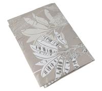 Drap plat 180x290 cm en satin de coton CAYENNE beige ficelle