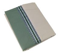 Drap plat 180x290 cm percale 100% coton NOA vert Kaki