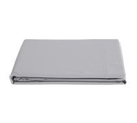 Drap plat 180x290 cm percale de coton MANOIR gris Acier