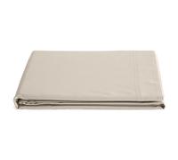 Drap plat 240x300 cm percale de coton MANOIR beige Lin