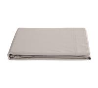 Drap plat 240x300 cm percale de coton MANOIR gris Cendre