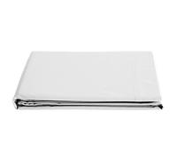 Drap plat 240x300 cm percale de coton MANOIR gris Perle