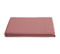 Drap plat 240x300 cm percale de coton MANOIR rose Pêche