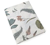 Drap Plat 240x310 cm 100% percale de coton FÉÉRIE Blanc sauge