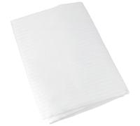 Drap plat 240x310 cm en 100% satin de coton GRAND HÔTEL blanc